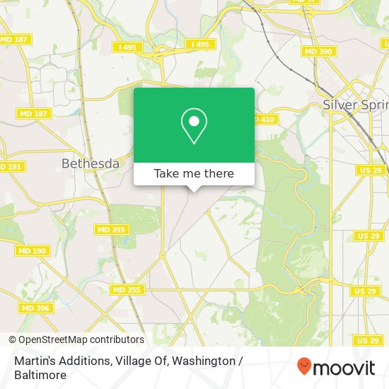 Mapa de Martin's Additions, Village Of