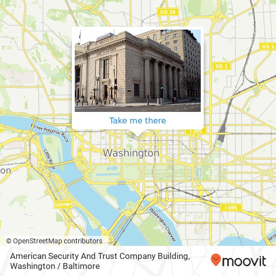 American Security And Trust Company Building map