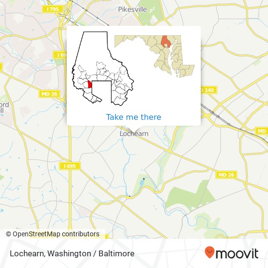 Mapa de Lochearn