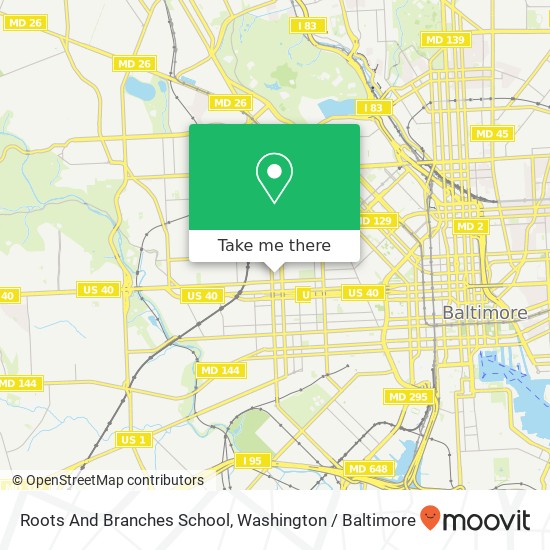 Roots And Branches School map