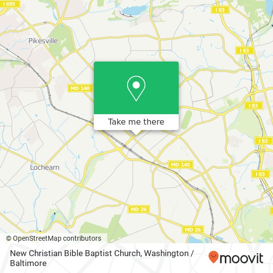 New Christian Bible Baptist Church map