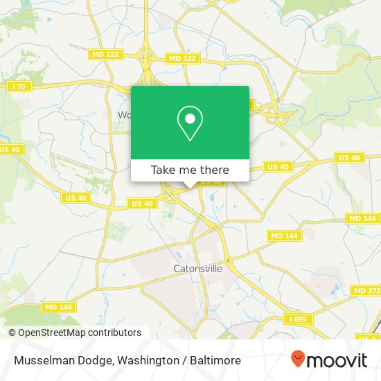 Musselman Dodge map