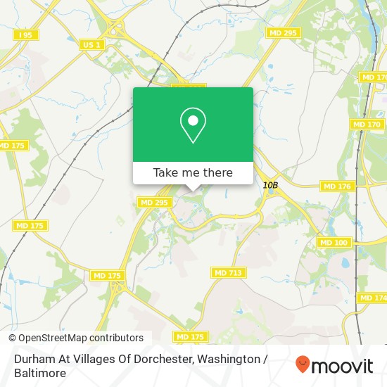 Mapa de Durham At Villages Of Dorchester
