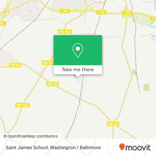 Saint James School map