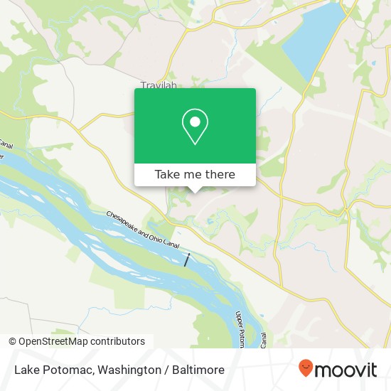 Mapa de Lake Potomac