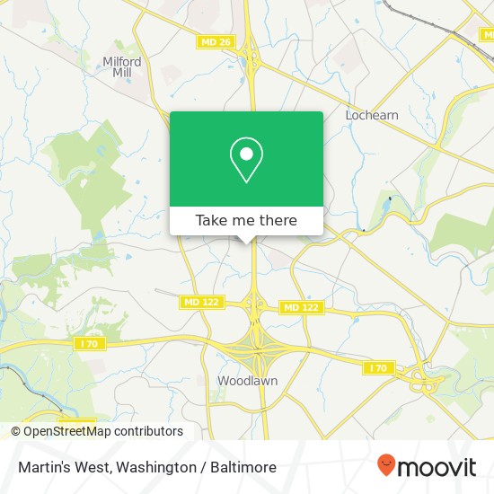 Mapa de Martin's West