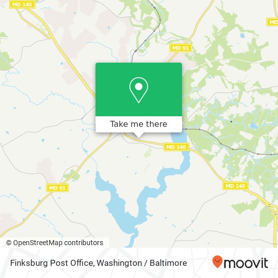 Mapa de Finksburg Post Office