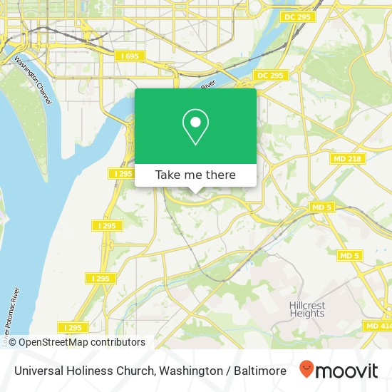 Universal Holiness Church map