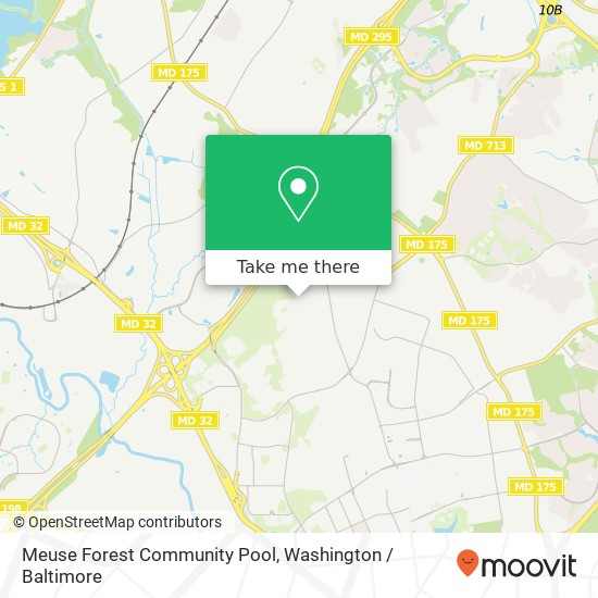 Mapa de Meuse Forest Community Pool