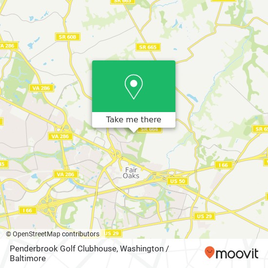 Mapa de Penderbrook Golf Clubhouse