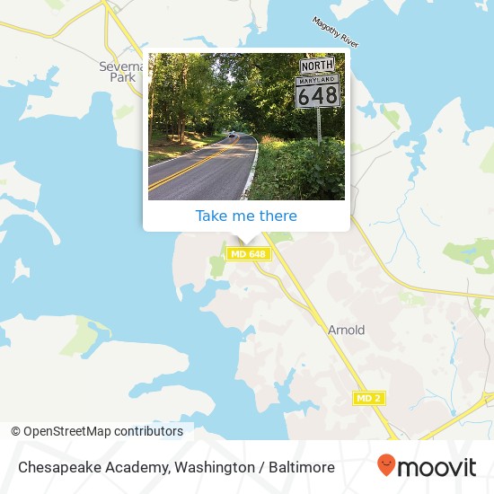 Mapa de Chesapeake Academy