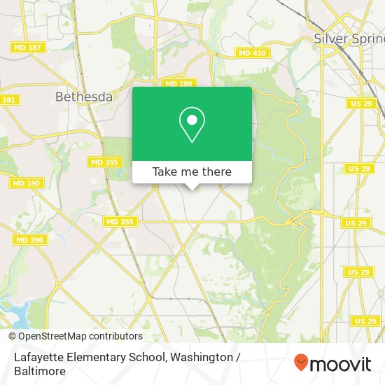 Lafayette Elementary School map