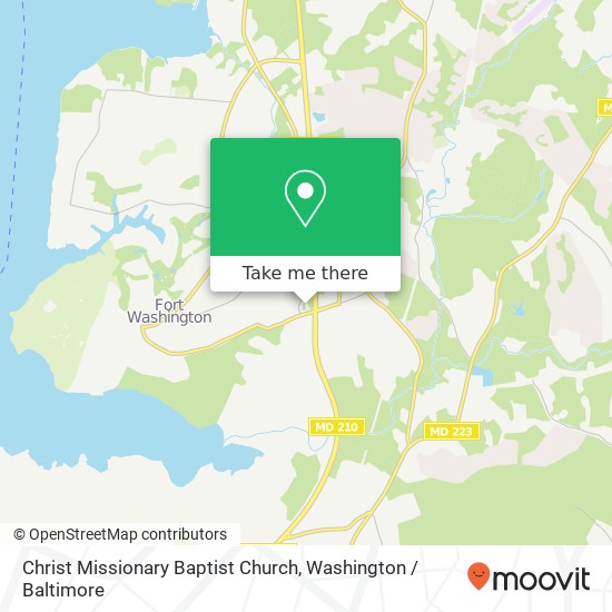 Christ Missionary Baptist Church map