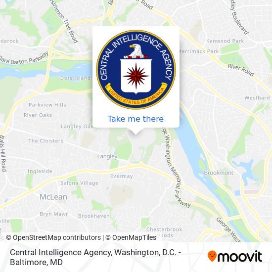 Central Intelligence Agency map