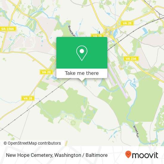 Mapa de New Hope Cemetery