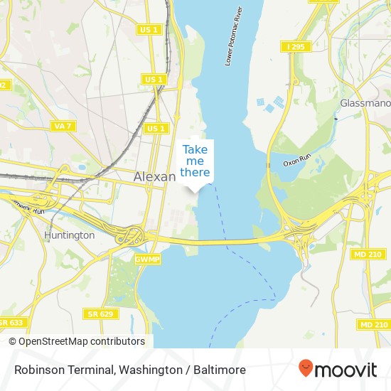 Robinson Terminal map