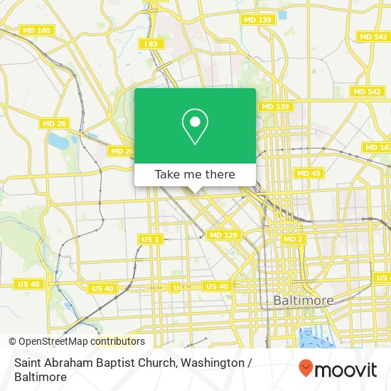 Mapa de Saint Abraham Baptist Church