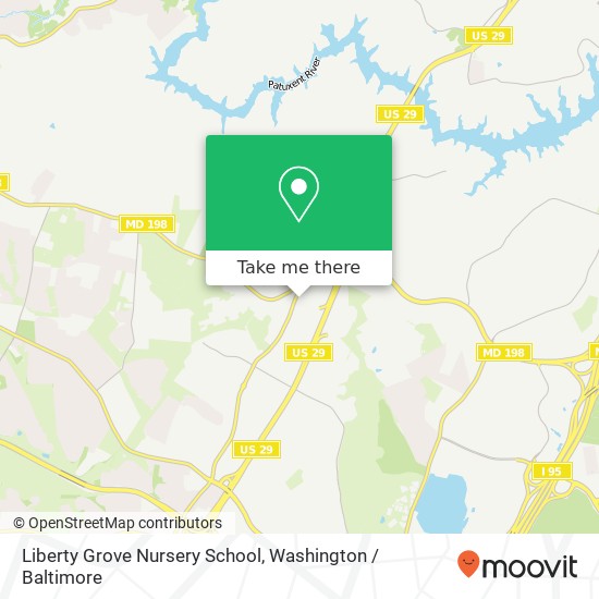 Mapa de Liberty Grove Nursery School