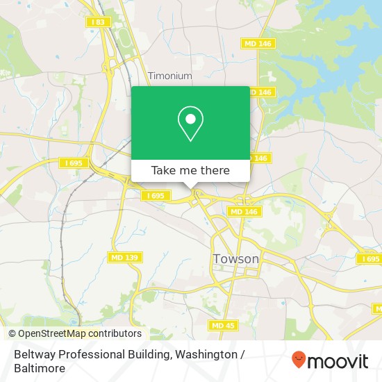 Beltway Professional Building map