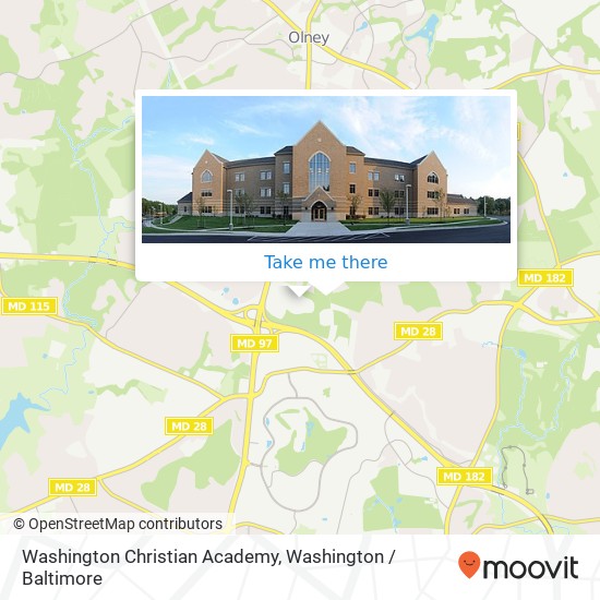 Mapa de Washington Christian Academy