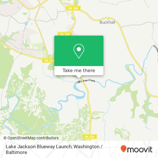 Mapa de Lake Jackson Blueway Launch