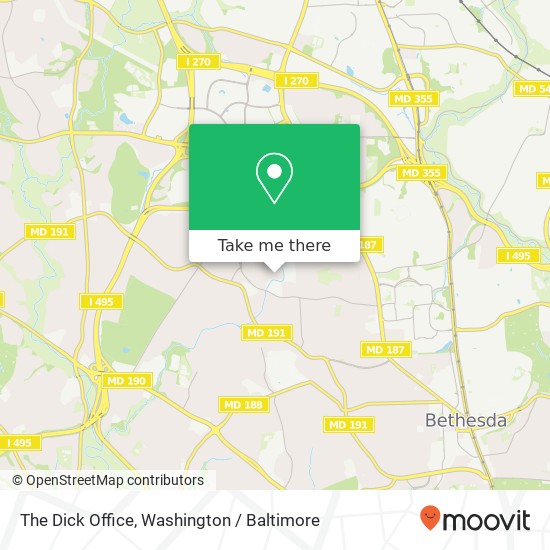 The Dick Office map