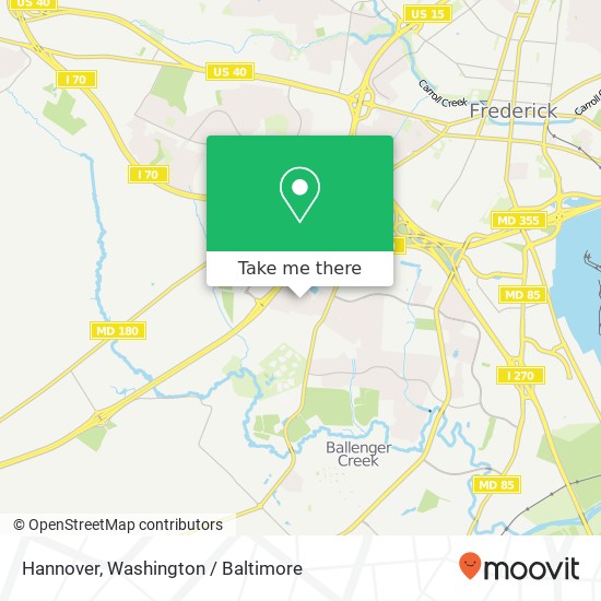 Mapa de Hannover