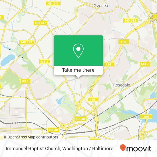 Immanuel Baptist Church map