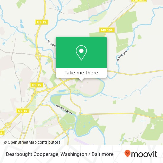 Mapa de Dearbought Cooperage