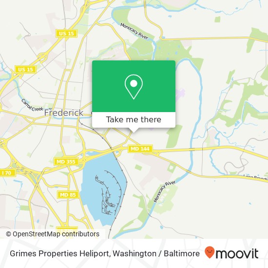 Grimes Properties Heliport map