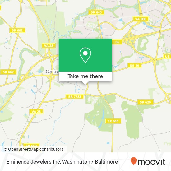 Mapa de Eminence Jewelers Inc