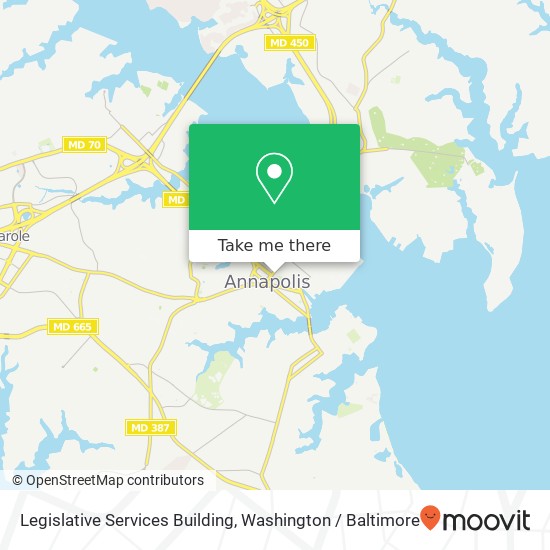 Mapa de Legislative Services Building