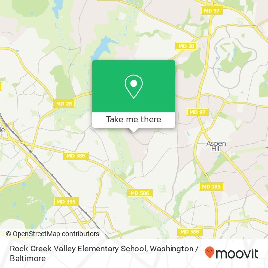 Mapa de Rock Creek Valley Elementary School