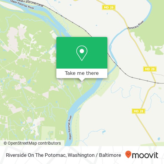 Riverside On The Potomac map