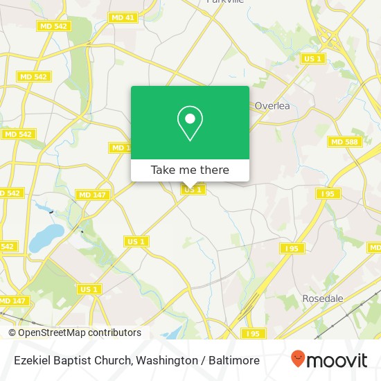 Mapa de Ezekiel Baptist Church