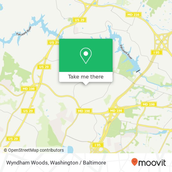 Mapa de Wyndham Woods
