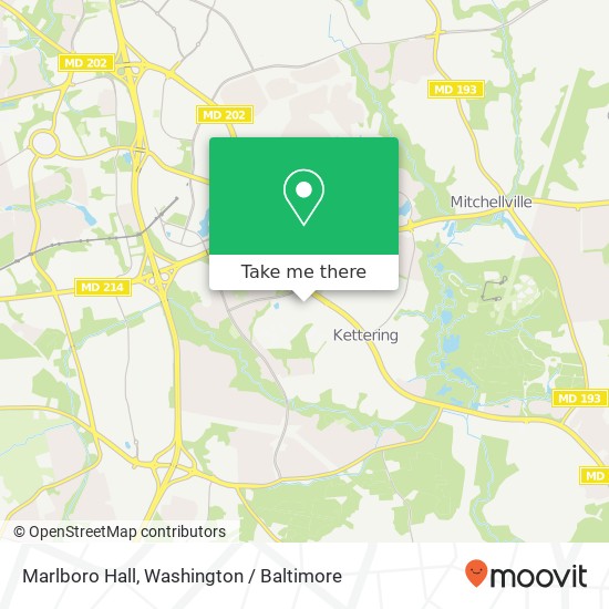 Marlboro Hall map