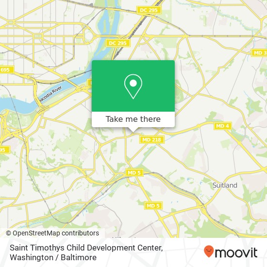 Mapa de Saint Timothys Child Development Center