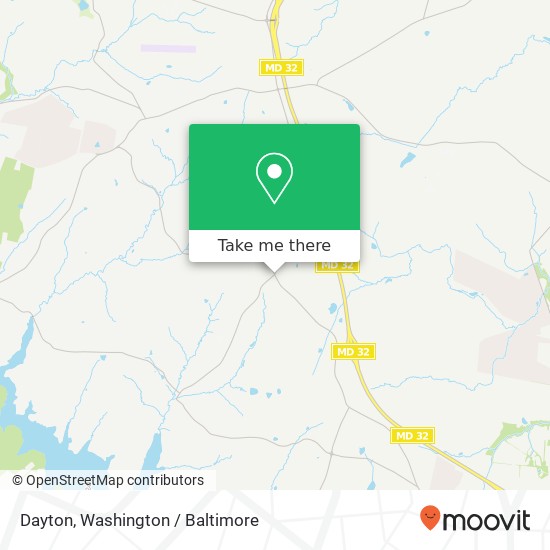 Mapa de Dayton