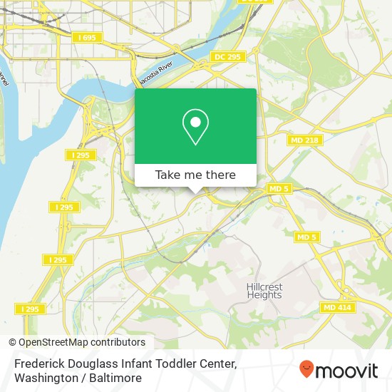 Mapa de Frederick Douglass Infant Toddler Center