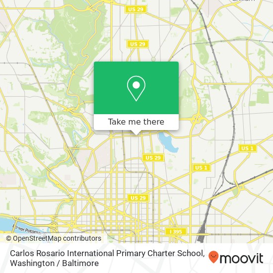 Carlos Rosario International Primary Charter School map