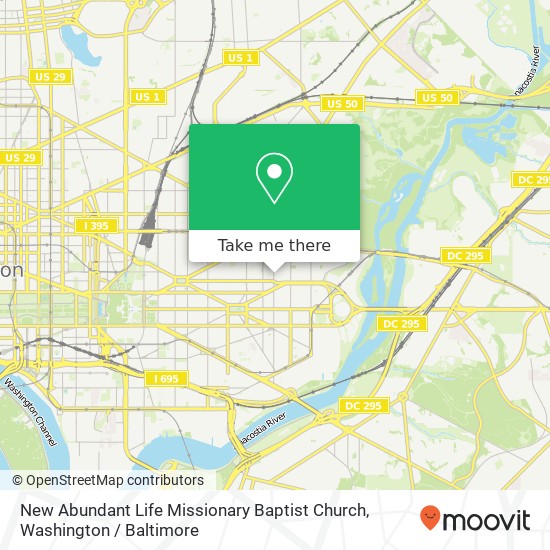 Mapa de New Abundant Life Missionary Baptist Church
