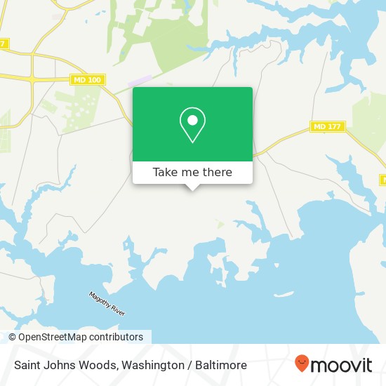 Mapa de Saint Johns Woods