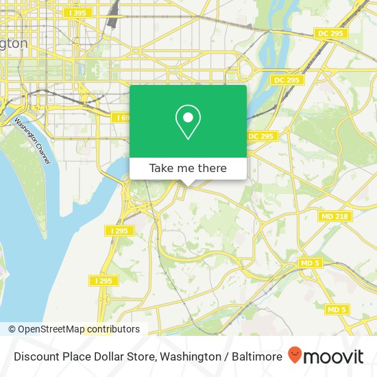 Mapa de Discount Place Dollar Store