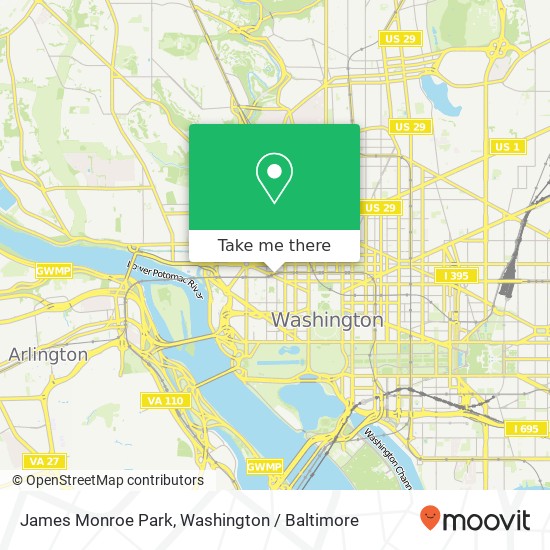 James Monroe Park map