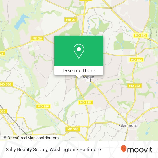 Mapa de Sally Beauty Supply