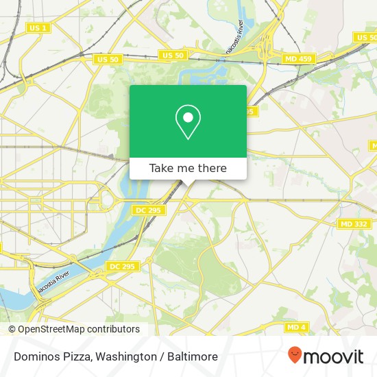 Dominos Pizza map