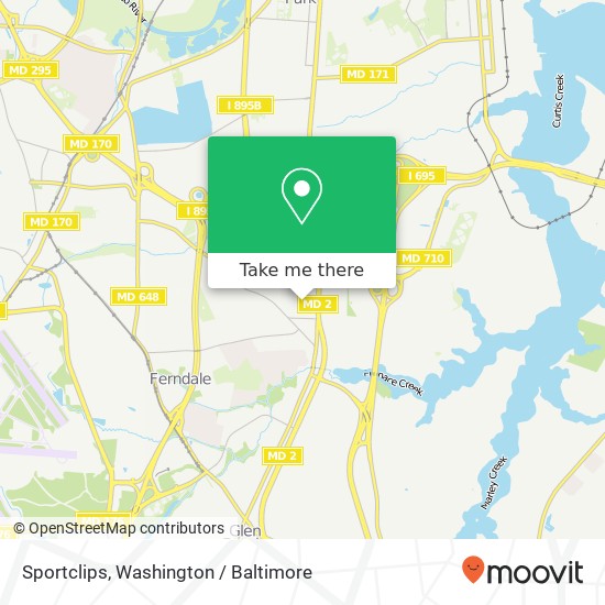 Sportclips map