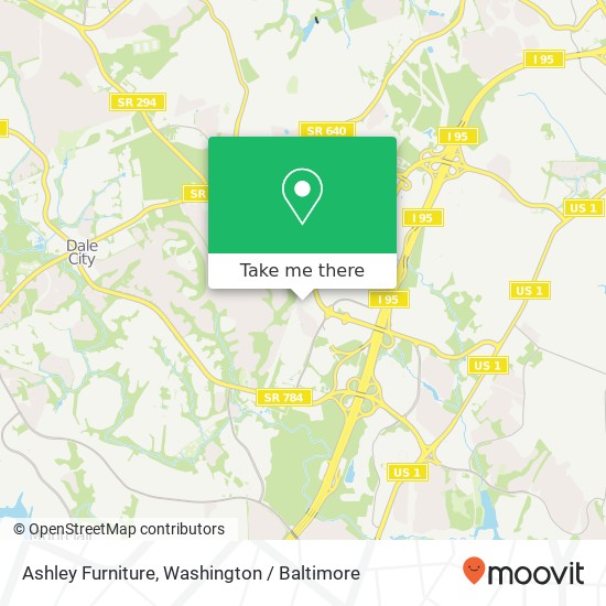Mapa de Ashley Furniture