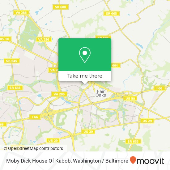 Moby Dick House Of Kabob map